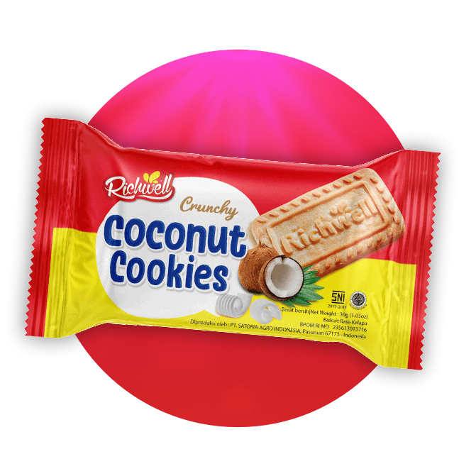 Richwell Biscuit 30 gr Coconut