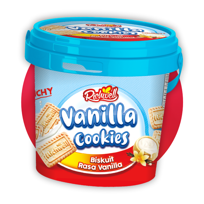 Richwell Biscuit 400g Bucket Vanilla