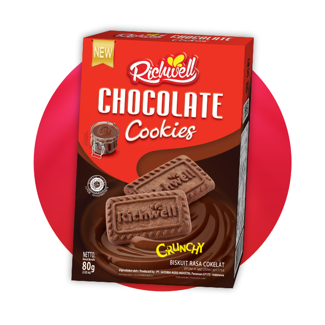 Richwell Biscuit 80 gr Chocolate