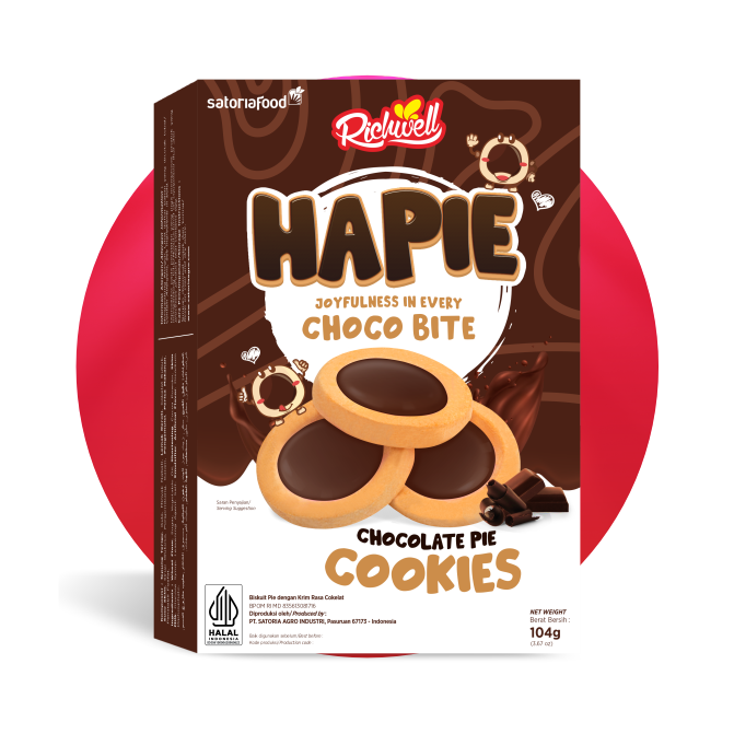 Richwell Hapie Cookies 104 gr Chocolate